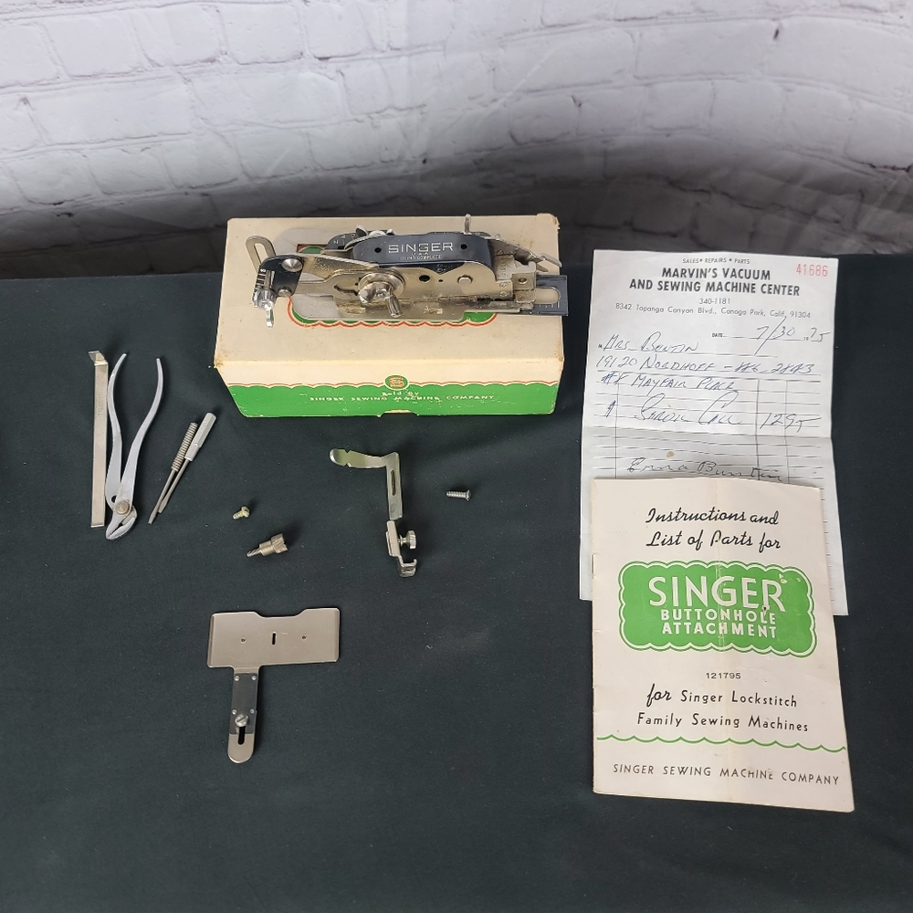 Singer Buttonhole Attachment Vintage early 40s